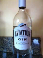 Aviation Gin, the old bottle