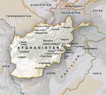 Map of Afghanistan