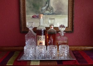 Ah, bottles in a row...