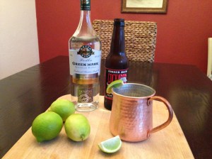 The Moscow Mule, starring Green Mark Vodka