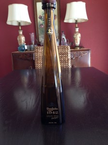 Tequila 1942, yet another bottle that won't fit in my liquor cabinet.