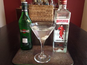 The Gibson; wet, shaken, up.